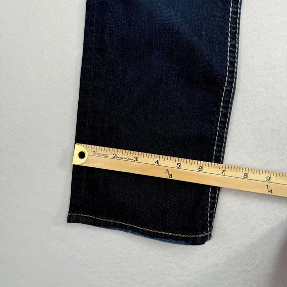 Silver Suki Capri Jeans Womens Size 28 Dark Blue Mid Rise Stretch - Picture 12 of 13